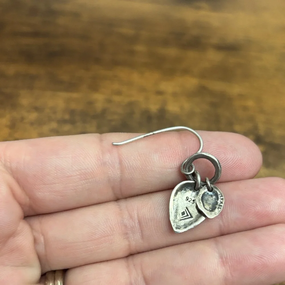 Silpada Silver Leaf Earrings - Picture 2 of 2